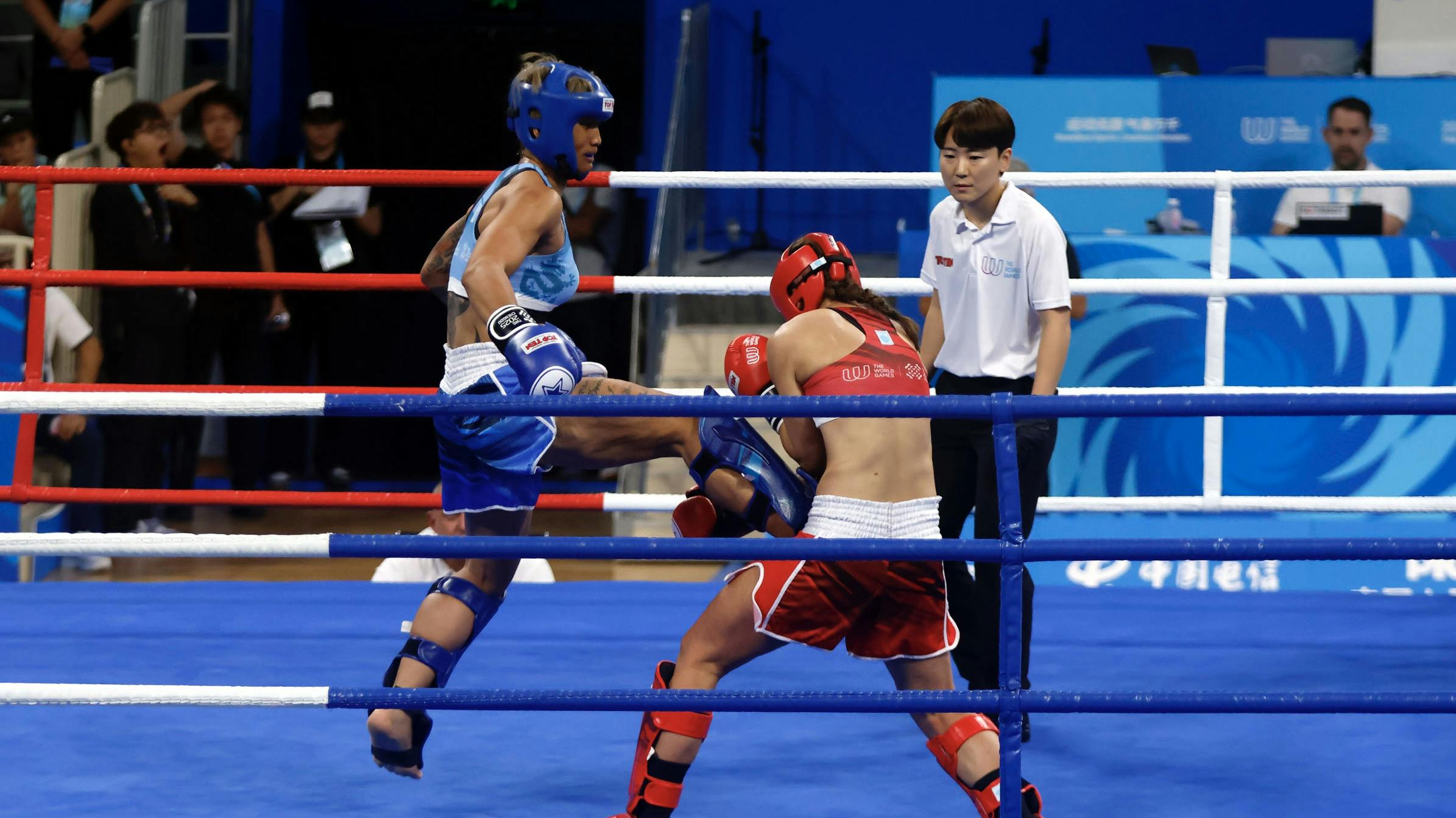 Olympian Hergie Bacyadan through to semifinals of World Games kickboxing